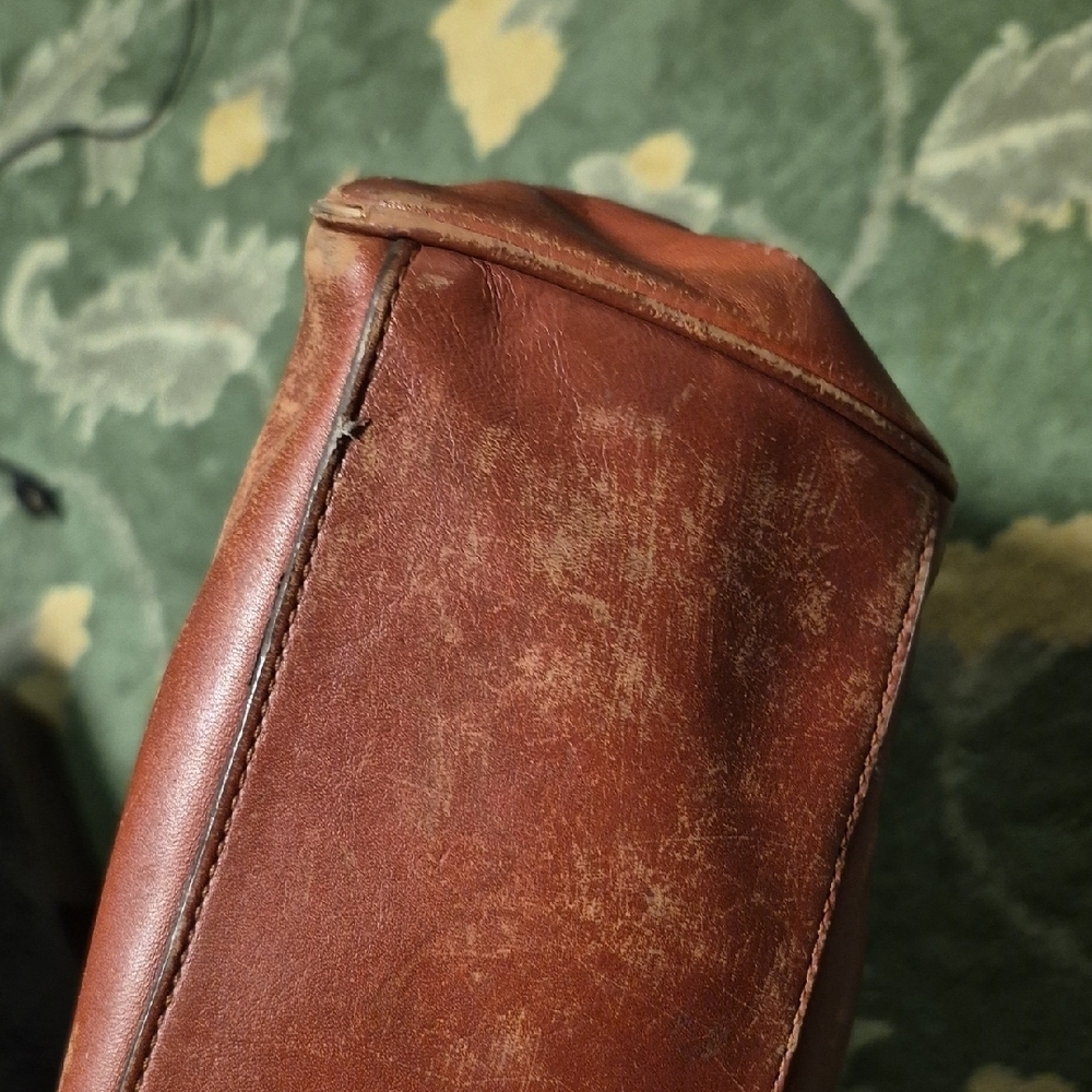 Coach Rich Brown Leather Shoulder Bag - Picture 9 of 15